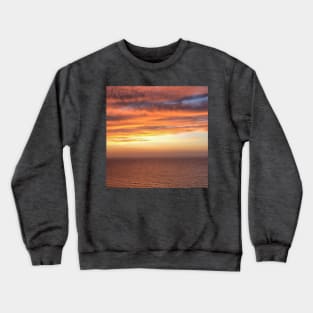 Orange And Yellow Clouds In A Midday Sky Crewneck Sweatshirt